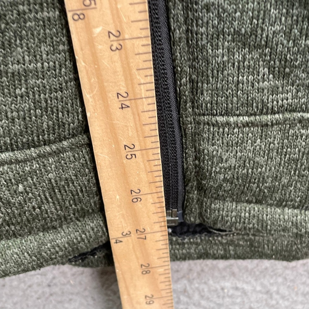 Rugged Elements Hoodie Mens Large Green Full Zip Sherpa Lined Sweater Jacket L - Picture 4 of 9